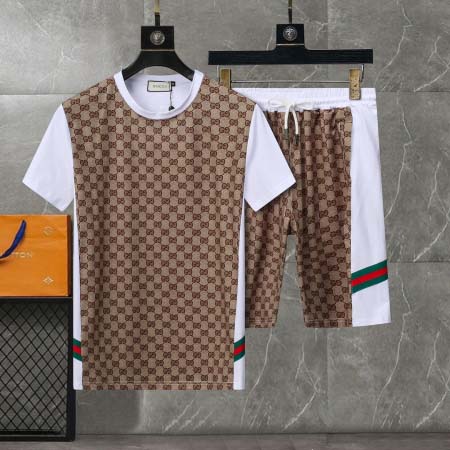 2025年3月25日入荷春夏新作Gucci半袖 セット上下shun工場