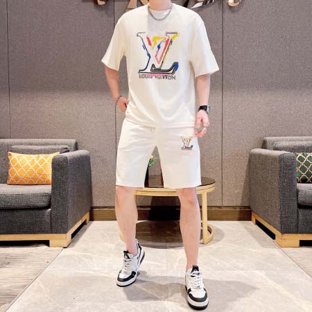 2025年3月28日入荷新作Louis Vuitton春秋メンズ 上下セットM-5XL/zhan工場