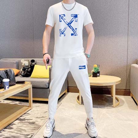2025年3月30日入荷新作OFF-WHITE夏メンズ 上下セットM-5XL/zhan工場