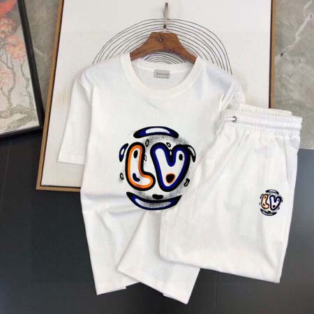 2025年3月30日入荷新作Louis Vuitton夏メンズ 上下セットM-5XL/zhan工場
