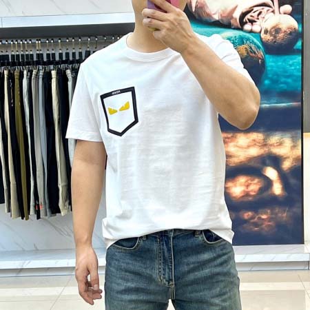 2025年3月10日春夏高品質新品Fendi半袖Tシャツch...