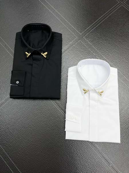2025年3月19日高品質新作GUCCI長袖のスリムシャツ ...