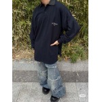 2025年3月23日入荷春夏新作Balenciagaシャツ襟ポロパーカー長袖 can工場