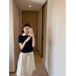 2025年3月23日入荷春夏新作Miumiuシャツ+スカート+ニットの半袖 can工場