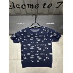 2025年3月23日入荷春夏新作Chanel ニット半袖 Tシャツ  can工場
