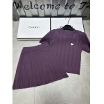2025年3月23日入荷春夏新作Chanel ニット半袖 Tシャツ  can工場