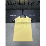2025年3月23日入荷春夏新作ysl袖なし ニット tシャツ can工場