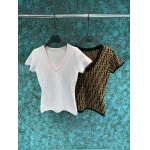 2025年3月23日入荷春夏新作Fendi袖なし ニット tシャツ can工場