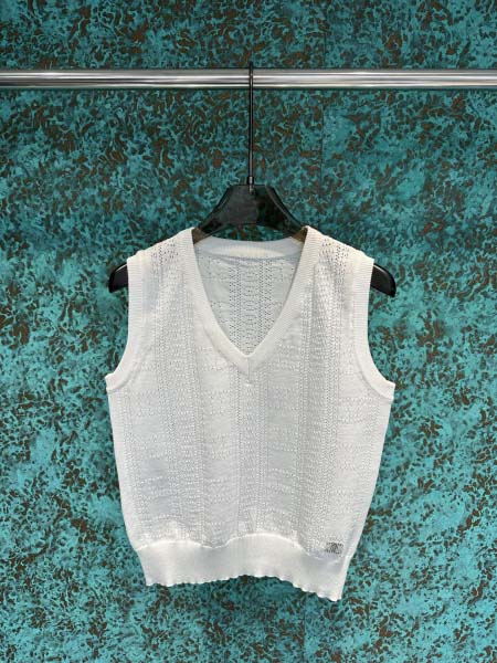 2025年3月23日入荷春夏新作Chanelvネックニット ...