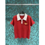 2025年3月23日入荷春夏新作VALENTINOニット半袖 Tシャツpolo can工場