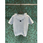 2025年3月23日入荷春夏新作Chanel ニット半袖 Tシャツ  can工場