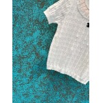 2025年3月23日入荷春夏新作Chanel ニット半袖 Tシャツ  can工場