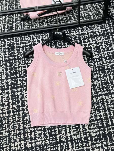 2025年3月23日入荷春夏新作Chanelニット タンクト...