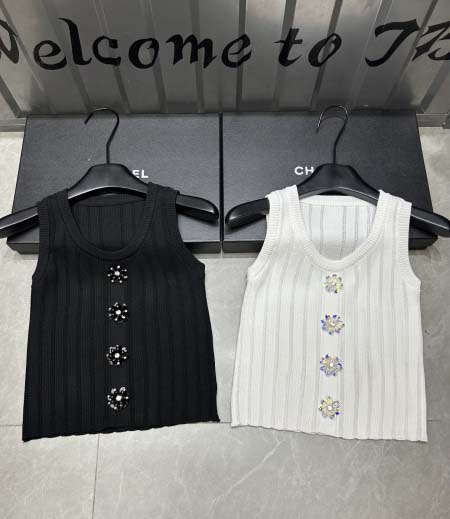 2025年3月24日入荷春夏新作Chanelニット タンクト...