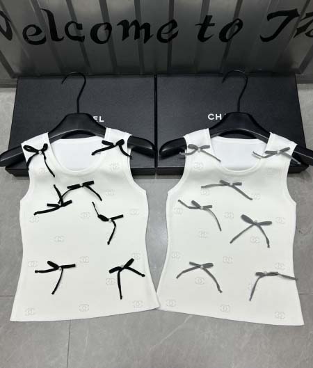 2025年3月24日入荷春夏新作Chanelニット タンクト...