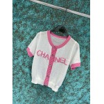 2025年3月24日入荷春夏新作Chanelニット 半袖Tシャツ can工場