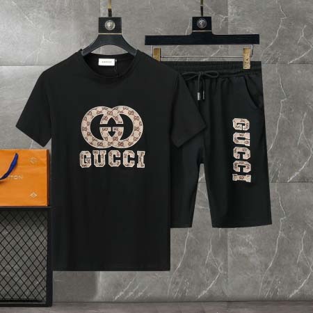2025年3月25日入荷春夏新作Gucci半袖 セット上下s...