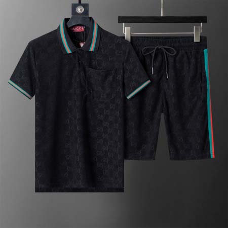 2025年3月27日入荷春夏新作Gucci半袖 セット上下P...