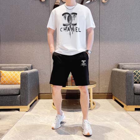 2025年4月2日入荷新作CHANEL夏メンズ 上下セットM-5XL/zhan工場