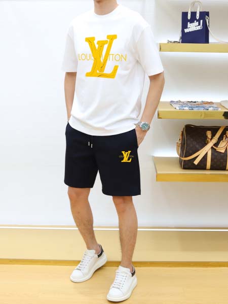2025年4月2日入荷新作Louis Vuitton夏メンズ 上下セットM-5XL/zhan工場