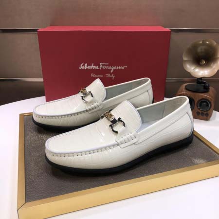 2025年4月10日入荷新品Ferragamoおすすめ人気メンズ靴本革製ギフト/誕生日/TL工場