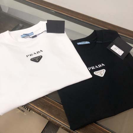 2025年4月21日入荷新作Prada半袖 Tシャツ★誕生日プレゼント/結婚祝い/内祝い/贈り物/LD工場S-XXL