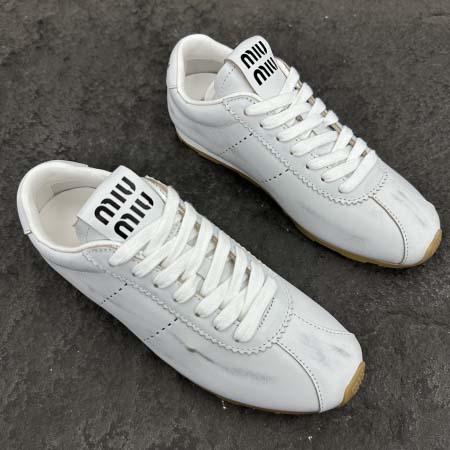 2025年4月23日入荷新品MiuMiu男女兼用原版復刻 ブランド靴本革製ギフト/誕生日/CT工場