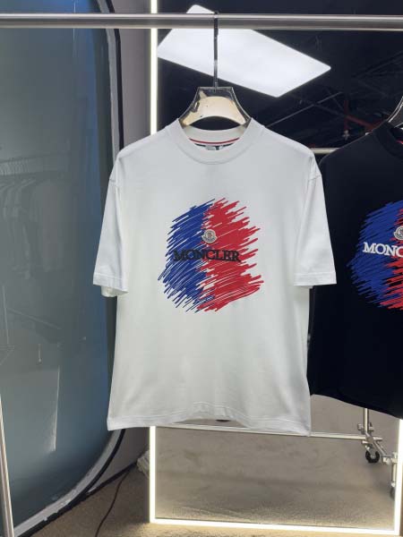 2025年4月24日入荷新作Moncler半袖Tシャツ 原版复刻高級品香港の会社超厳選★入手困難/誕生日プレゼント/yinx工場M-3XL