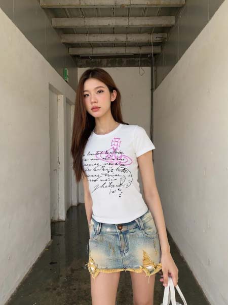 2025年4月29日入荷春夏新作vivienne半袖 Tシャツ can工場