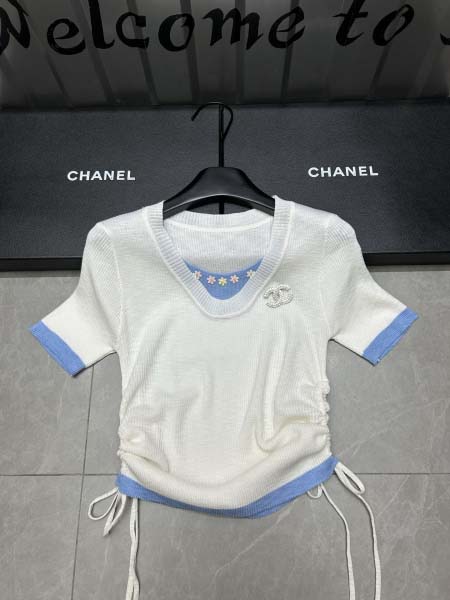 2025年4月29日入荷春夏新作Chanel半袖 Tシャツ can工場