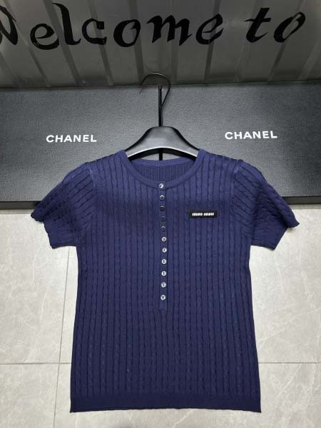 2025年4月29日入荷春夏新作Miumiu半袖 Tシャツ can工場