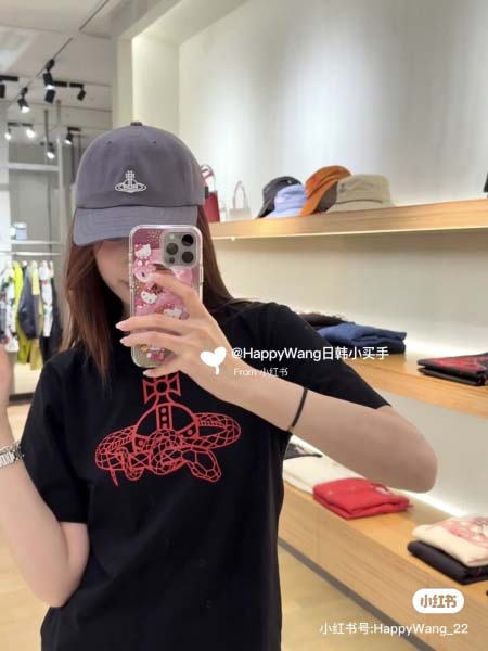 2025年4月29日入荷春夏新作vivienne半袖 Tシャツ can工場