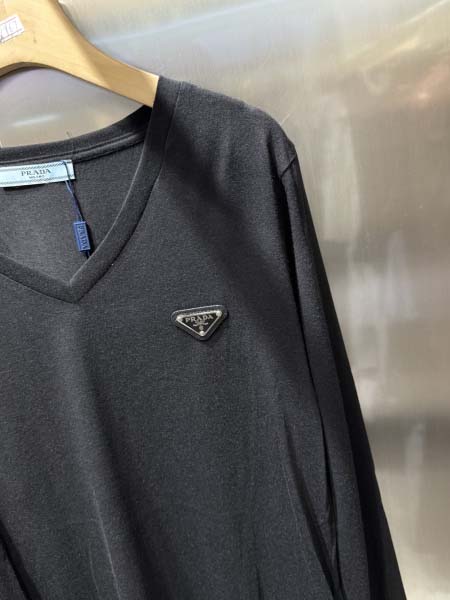 2025年4月30日入荷春夏新作Prada長袖Tシャツ can工場