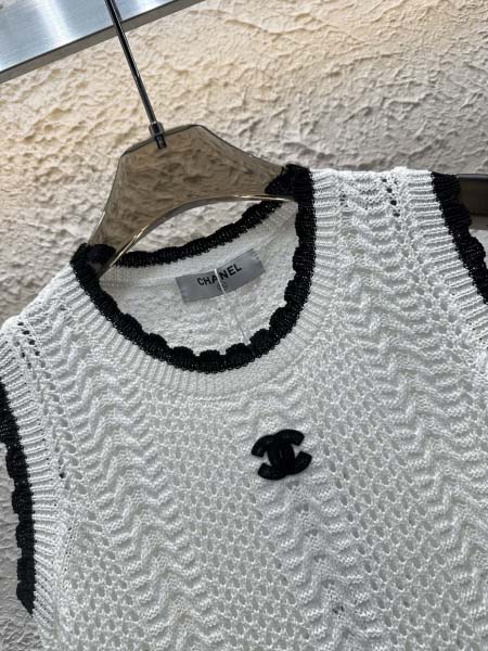 2025年4月30日入荷春夏新作chanelニット タンクトップ can工場