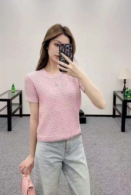 2025年4月30日入荷春夏新作chanelニットTシャツ can工場