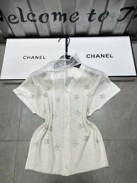 2025年4月30日入荷春夏新作ChanelニットTシャツ can工場