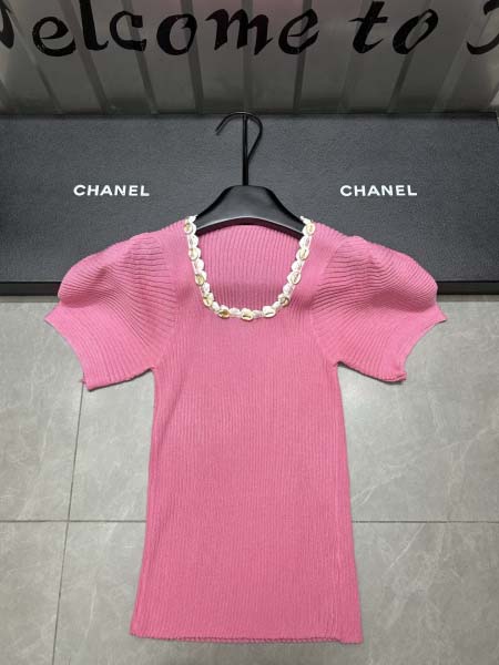 2025年4月30日入荷春夏新作ChanelニットTシャツ can工場