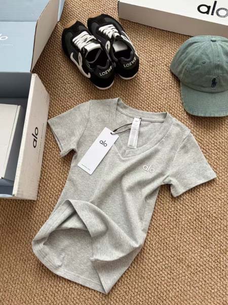 2025年4月30日入荷春夏新作Alo半袖Tシャツ can工場