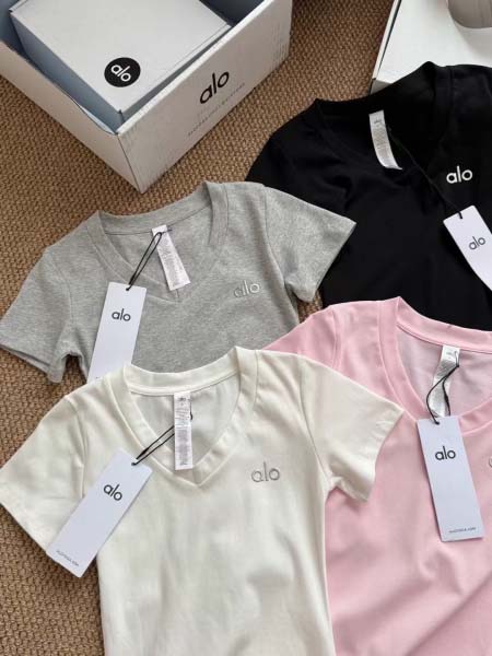 2025年4月30日入荷春夏新作Alo半袖Tシャツ can工場