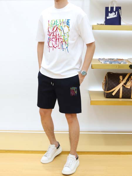 2025年4月2日入荷新作LOEWE夏メンズ 上下セットM-...
