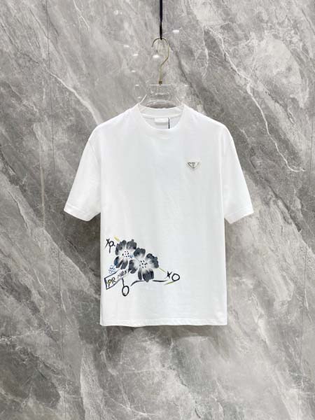 2025年4月6日入荷新作PRADA半袖 Tシャツ高級品/L...