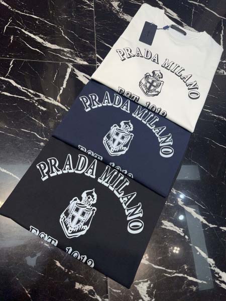 2025年4月8日入荷新作Prada半袖 Tシャツ高級品/M...