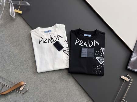 2025年4月14日入荷春夏 新作Prada半袖 tシャツ高...