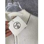 2025年4月21日入荷新作HERMES半袖ポロシャツ★誕生日プレゼント/結婚祝い/内祝い/贈り物/YI+YI工場M-3XL