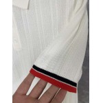2025年4月21日入荷新作Thom Browne半袖ポロシャツ★誕生日プレゼント/結婚祝い/内祝い/贈り物/YI+YI工場M-3XL