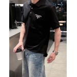2025年4月21日入荷新作Prada半袖ポロシャツ★誕生日プレゼント/結婚祝い/内祝い/贈り物/YI+YI工場S-XXL