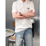 2025年4月21日入荷新作Prada半袖ポロシャツ★誕生日プレゼント/結婚祝い/内祝い/贈り物/YI+YI工場S-XXL