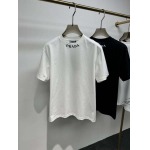 2025年4月24日入荷新作PRADA半袖Tシャツ 原版复刻高級品香港の会社超厳選★入手困難/誕生日プレゼント/yinx工場S-XXL