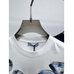 2025年4月24日入荷新作PRADA半袖Tシャツ 原版复刻高級品香港の会社超厳選★入手困難/誕生日プレゼント/yinx工場S-XXL