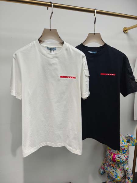 2025年4月26日入荷新作PRADA半袖Tシャツ 原版复刻...